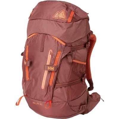 HELLY HANSEN wandelrugzak trekkingrugzak W Relay Backpack Recco 42L Dark Cedar mauve