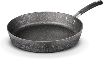 32cm stenen gecoate koekenpan met Black Diamond PTFE anti-aanbaklaag