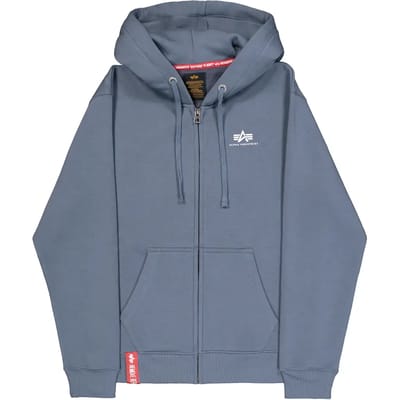 B Hooded sweatshirt met klein logo Alpha Industries Basic