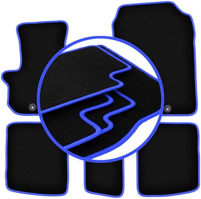 CARLUX-BLUE automatten voor: Toyota IQ hatchback (2009-)