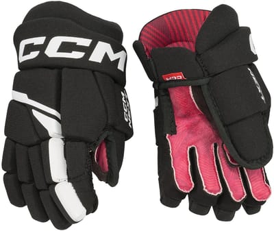 CCM - Next - IJshockeyhandschoenen - Kinderen - Zwart - Wit - 8