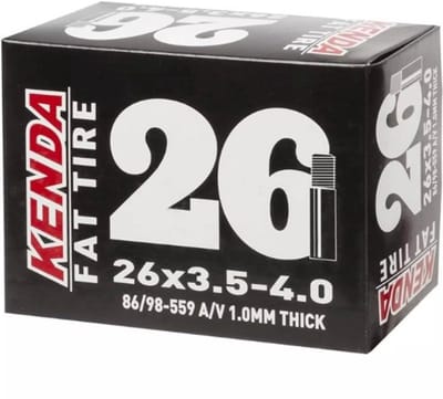 Kenda Binnenband 26x3.5-4.00 - Schrader ventiel 35mm - Duurzaam rubber - ETRTO 86/100-559
