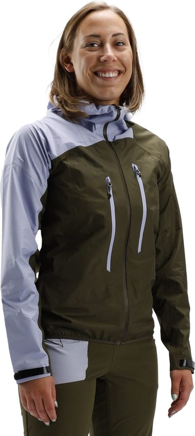 Rock Experience MT WATKINS 2.0 HOODIE Dames Outdoorjas Groen L - Hardshell Jas