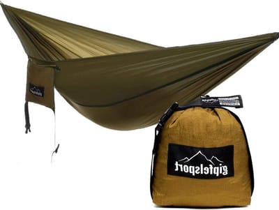 Ultralichte hangmat met olijf riemen voor outdoor gebruik hangmat 2 person