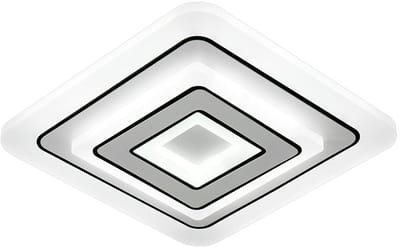 Haobosic Contrast - Plafondlamp - Wit/Zwart dual - 30x30cm - 32W 6000K
