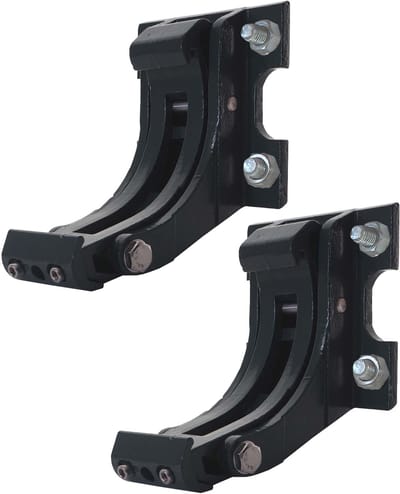Set van 2 muurbeugels voor luifel T122, T123, muurbeugel muurbevestigingsadapter ~ antraciet