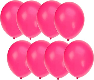 Bellatio Decorations ballonnen - 75x stuks - fuchsia roze - 27 cm - verjaardag - feestartikelen - versiering