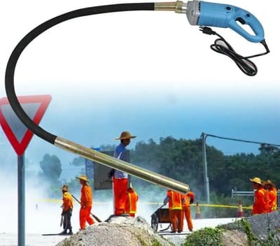 Elektrische beton trilnaald - Betontrilnaald Pro - Elektrische Trilnaald voor beton - Robuust ontwerp - Verdichten van beton - cement naald - Trilnaald beton