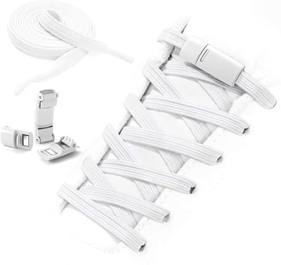 Famanu – Elastische schoenveters met magnetische snelsluiting, strikloos systeem voor dagelijks gebruik, 110 cm