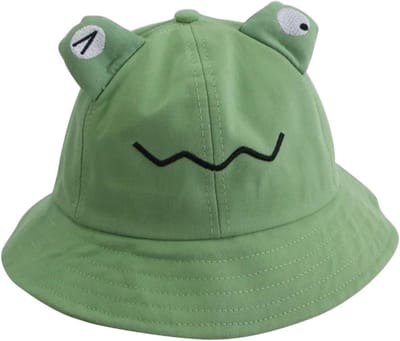 Kinder Zonnehoed - Emmerhoed Baby - Bescherming Tegen Zon - Zonnebescherming - 22 x 22 x 10 cm - Groen