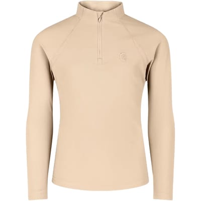 Kentucky Horsewear - Madrid kids girl training shirt long sleeve beige size 160