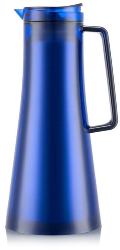 Geïsoleerde karaf - BODUM - Bistro - 1,1 L - Houdt dranken 25 uur lang warm - Transparant blauw