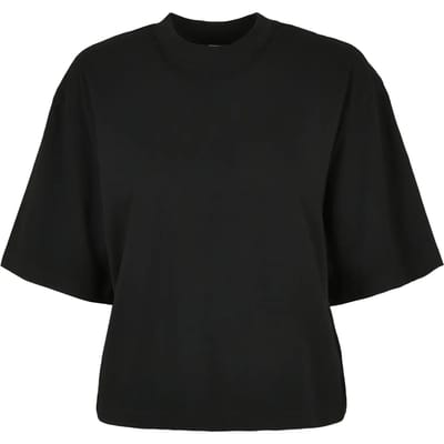 Urban Classics T-shirt zwart 5XL Biologisch katoen Dames - Basics, Duurzaamheid