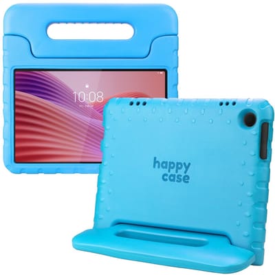 HappyCase Kinder Tablethoes Geschikt voor Lenovo Tab M10 Gen 4 (2025) | Kindvriendelijke Hoes | Beschemhoes | Kinderhoes | met Handvat en Standaard | Blauw
