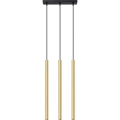 Sollux Lighting Hanglamp Pastelo - G9 - gouden glans - staal - 90x30x5cm
