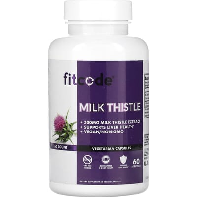 Fitcode, Chardon-Marie, 300 mg, 60 Gélules Végétales