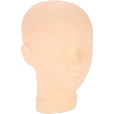 Tête de Mannequin d'Entraînement de Maquillage Professionnel Silicone Formation en Cosmétologie