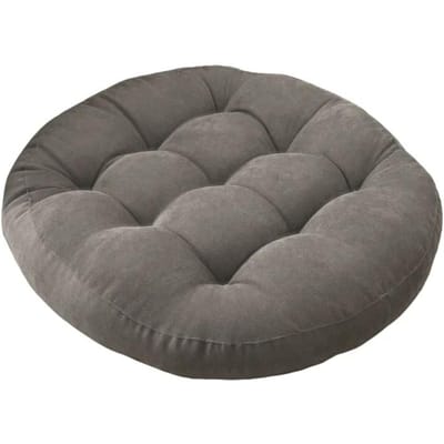 Grote Vloerkussens Rond Zitkussen voor Volwassenen Kinderen Getuft Dik Meditatiekussen voor Yoga Woonkamer Tatami 42cm/55cm 55x55cm