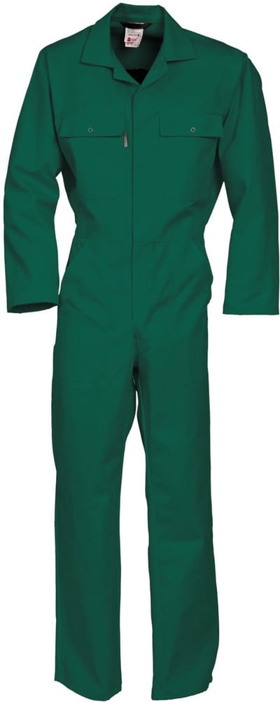 HAVEP Overall drukknoop 2090D - Flessengroen - 46