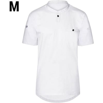 (6 stuks) KARLOWSKY Korte Mouw Heren Werkshirt Performance - Wit - maat: M