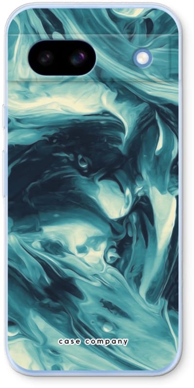 Case Company® - Hoesje geschikt voor Google Pixel 8a hoesje - Dreaming About Whales - Soft Cover Telefoonhoesje - Bescherming aan alle Kanten en Schermrand