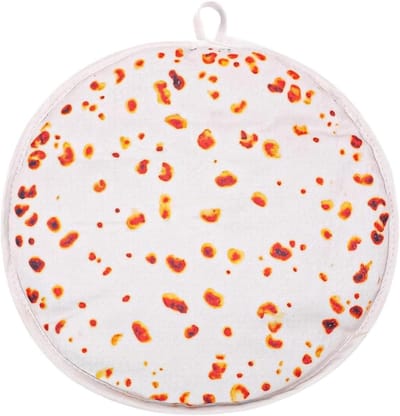 Tortilla warmer - Brood pizza houder - Warmhouden gerechten - Magnetronbestendig - 30.5 cm - Grijs
