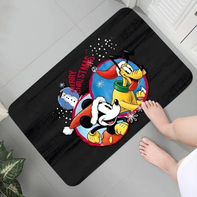 Disney M-Mickey Mouse Vloermat Grafisch Bedrukte Flanellen Deurmatten voor Badkamer Keuken Entree Tapijt Huisdecoratie Matten 30X50CM