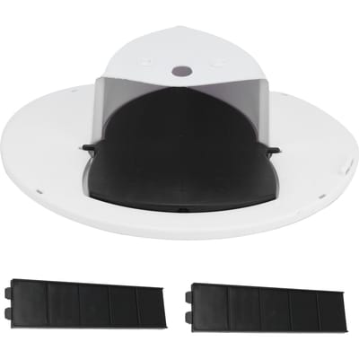 Piège à rat basculant Durable Réinitialisation automatique Tapette à souris pour intérieur extérieur Capture de souris Blanc blanc