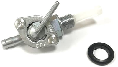 Benzinekraan met Rechte Aansluiting voor o.a. 10.125cc Dirtbike/Quads Merk BPC Parts
