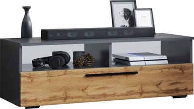 Houten TV lowboard Meubel TV meubel Tafel Console TV tafel Arila XL