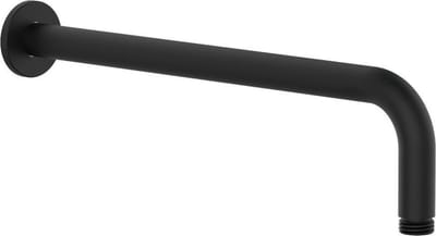 Muursteun Nero 38cm voor hoofddouche zwart
