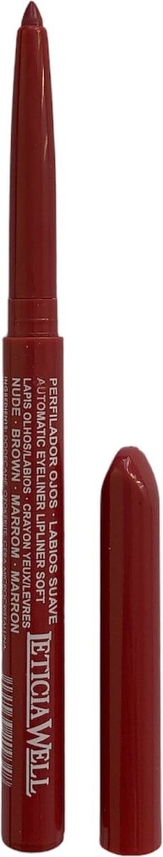Leticia Well - Oud Roze lippotlood en oogpotlood draaibaar zacht / Automatic Eyeliner Lipliner Soft - Nummer 33364 - 1 stuks
