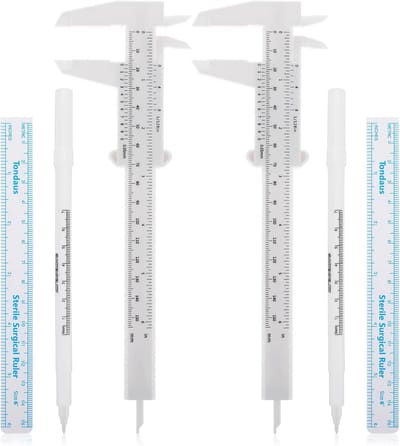 Complete Wenkbrauw Set: Meetinstrumenten, Marker Pennen en Linialen voor Perfecte Vormgeving
