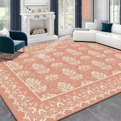 Woonkamer Tapijt Frans Retro Crème Stijl Lichte Luxe Superieur Slaapkamer Bed Deken Huis Garderobe Bank Tafel Mat 200*300cm