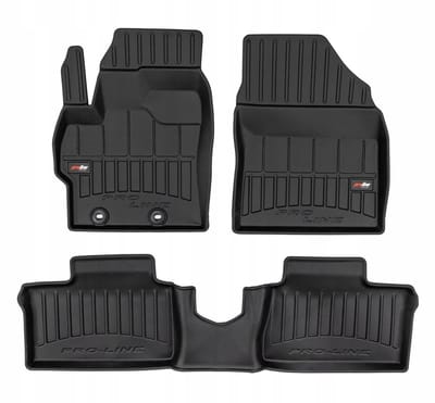 FROGUM PROLINE Automatten - Geschikt voor TOYOTA AYGO X (vanaf 2022) - 4-delig - TPE Rubber - Zwart