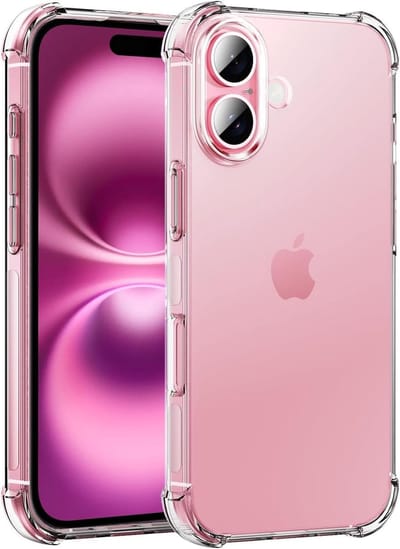Hoesje geschikt voor iPhone 16 hoesje - Arara shockproof backcover - transparant