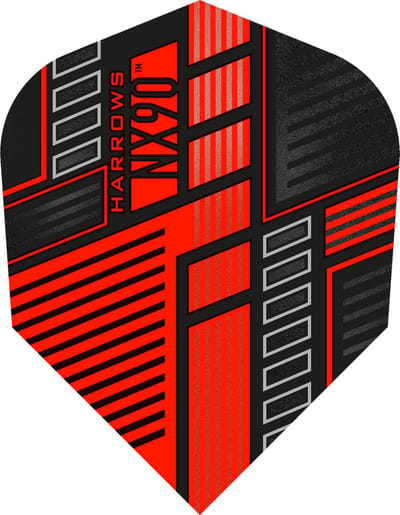 Harrows NX90 Red - Dart Flights