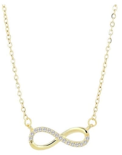 AKZENT Akzent damesketting met hanger "Thessa" van 925 Sterlingzilver, gerhodineerd, duurzaam
