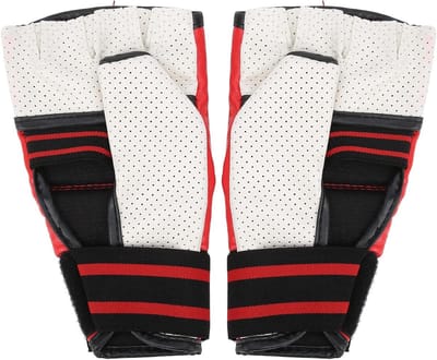 Vechthandschoenen - MMA Handschoenen Bokshandschoenen - Training Sparring Kickboksen - Holle Handpalm Verdikte Band - Universeel - Rood