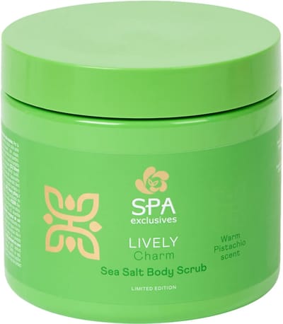 Spa Exclusives - Zeezout Body scrub - Groen - Lively - Pistache Geur