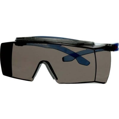 3M SF3702XSGAF-BLU Overzetbril Met anti-condens coating Blauw