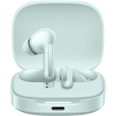 Redmi Buds 6 - Draadloze Oordopjes - Active Noise Cancelling - Bluetooth 5.3 - Tot 38 Uur Batterij met Oplaadcase - IP54 Waterbestendig - Touch Bediening - Ingebouwde Microfoon - Kleur Coral Groen