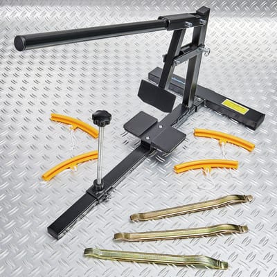 Datona® Complete Set Voor Wisselen Motorbanden - Inclusief Demonteerapparaat, 3 Bandenlichters en 4 Velgbeschermers - Geschikt Voor 16-21 Inch
