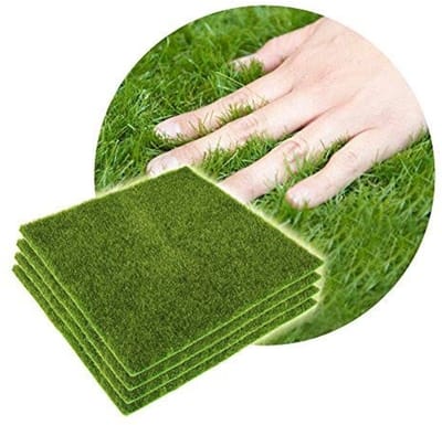 IMstore - Kunstgras Tapijt - Groen - Eco-vriendelijk - Perfect voor Binnen en Buiten - 15x15 cm - Decoratie voor Tuin en Balkon