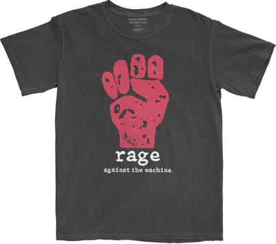 Rage Against The Machine - Red Fist Heren T-shirt - S - Zwart