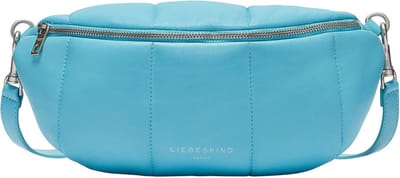 LIEBESKIND BERLIN Leren Schoudertas Gordeltas Tyra Tavia Belt Bag Blaster Lichtblauw