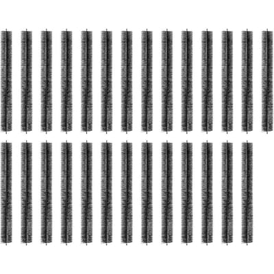 Brosse de gouttière, longueur totale de 24,4 m (80 pieds), diamètre de 11 cm (4,33 pouces), outil de nettoyage de gouttières au niveau du sol avec protection anti-feuilles pour gouttières de 12,7 cm (5 pouces), facile à nettoyer