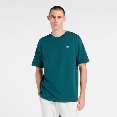 New Balance sport essentials cotton t-shirt sport t-shirt korte mouw heren -