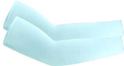 Actie4you® - Arm Sleeve - Lichte Compressie - Versteviging – Comfortabele Arm Sleeve – Verbetert Bloedcirculatie – Ondersteunt Spieren – Sport Sleeve - Dagelijks Gebruik – Duurzaam en Elastisch – 1 Paar - Licht Blauw