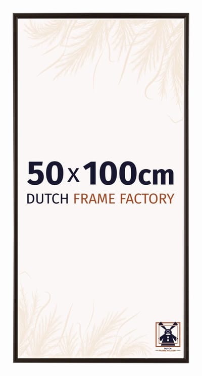 Fotolijst 50x100 cm - Kunststof - Antraciet - Easy